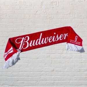 Budweiser FIFA World Cup Qatar 2022 red scarf